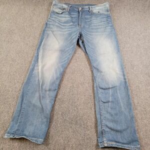 Levis 559 Jeans Mens 38x30 Blue Straight Leg Comfort Fit Stretch Denim Classic